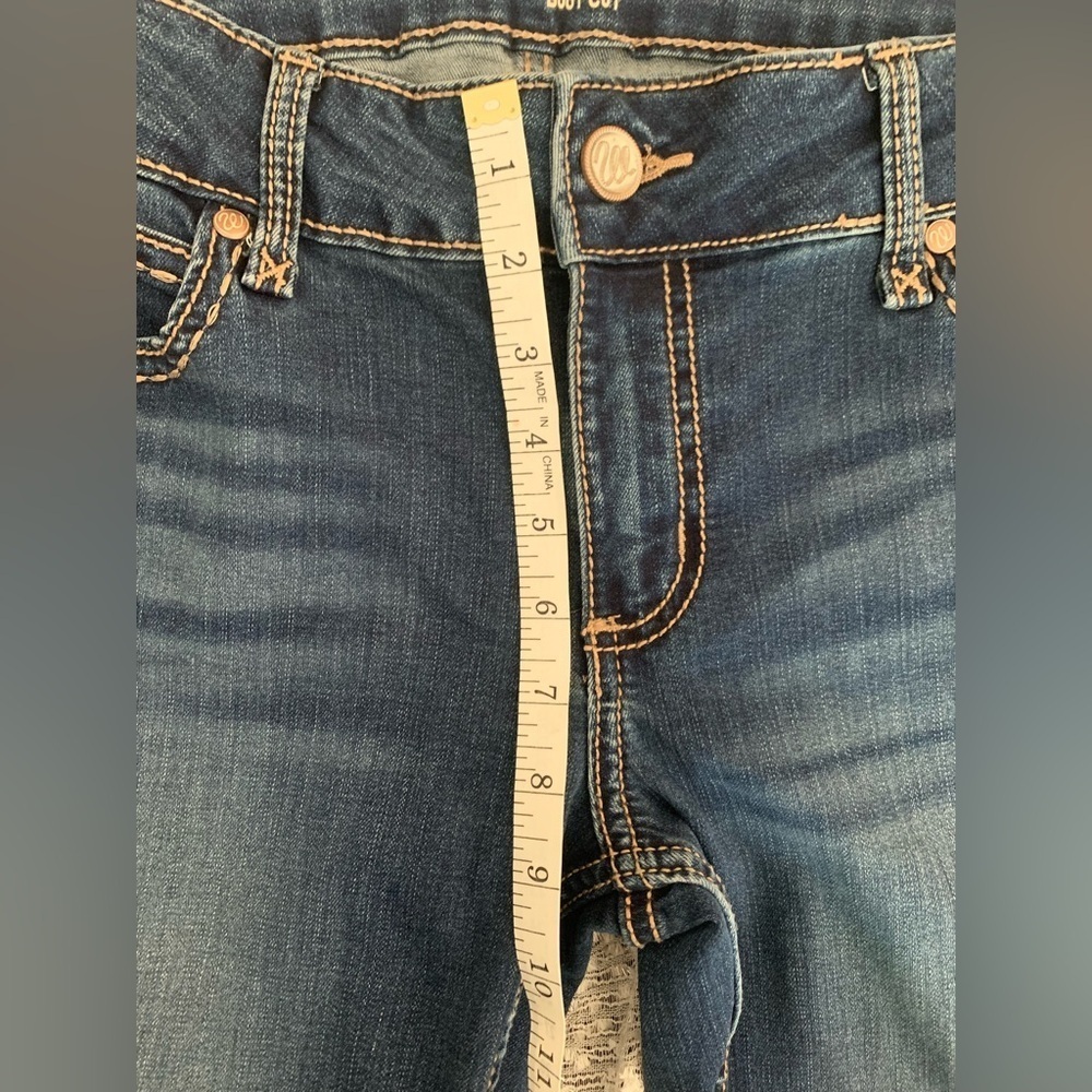 Wrangler Dark Blue Boot Cut Jeans - 9/10 X 30 - Picture 8 of 10